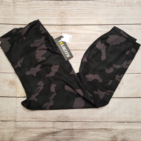VELOCITY camouflage high rise ankle length athletic leggings 3X - Picture 1 of 6